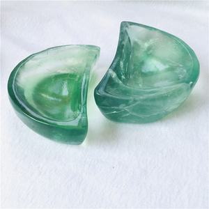 <span class=keywords><strong>Bol</strong></span> en <span class=keywords><strong>cristal</strong></span> avec gravure à la main naturelle, pierre en fluorite verte, étoile lune et cœur, pour décoration, vente en gros, 1 pièce - Product Image 3