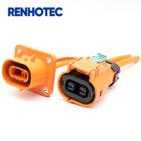 Connecteur EV à 2 ports pour voiture électrique, série HVIL, Hvil-m2s(40a), boîtier en plastique à 2 broches