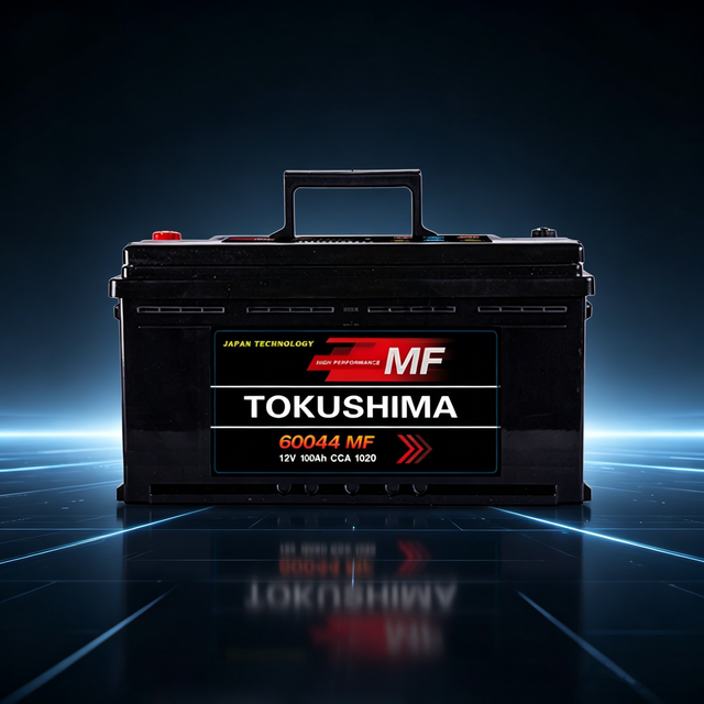 High CCA 1020CCA TOKUSHIMA DIN100 60044 60038 MF 12V 100Ah High Performance Sealed Lead Acid Heavy Duty Car Battery for Trucks