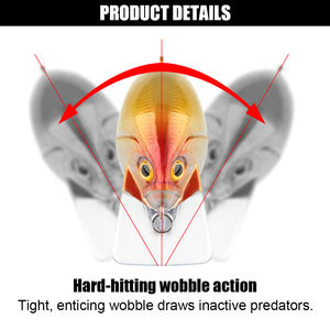 Spinpoler – meilleurs leurres de pêche à <span class=keywords><strong>Crankbait</strong></span> pour bar 7.5cm/15.5g plongée 1.2-1.5m Wobblers Shad appâts artificiels matériel de pêche Pesca - Product Image 4