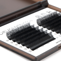SP EYELASH Pestañas de Volumen Mega Volumen Cilios 0.07mm Extensión de Pestañas Cruzadas Flor Paralela en Forma de U YY 3D 4D 5D Pestañas en U