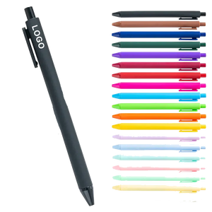 Bolígrafos de Gel X318 Multicolor, de Plástico con Acabado de Goma Suave, Económicos, Promocionales, con Logotipo - Product Image 1