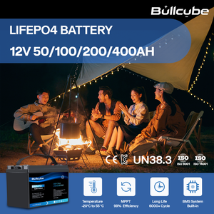 Batería Solar Bullcube al por Mayor, 12V 50Ah 100Ah 200Ah 400Ah, Impermeable IP65, Ciclos Profundos, Recargable, QL-12100(12-LR) - Product Image 4