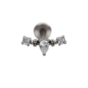 Joyería de Piercing Corporal al por Mayor, Piercing de <span class=keywords><strong>Titanio</strong></span> G23 con Rosca Interna, Labret, Tragus, Hélix, Cartílago, para Hombres y Mujeres - Product Image 3