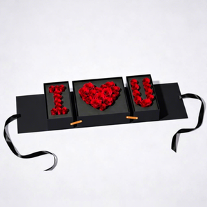 Caja de Regalo Plegable Tipo Concha para Flores, Hecha a Mano, de Lujo, Personalizada, para el Día de San Valentín o el Día de la Madre - Product Image 2