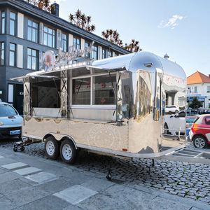 Camión de Comida Móvil, Camión de Café, Hamburguesas, Acero Inoxidable, Cocina Ambulante, Remolque de Comida, Carro de Helados, Camión de Comida de 20 Pies con Cocina Completa - Product Image 2