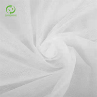Tissu non tissé en PET biodégradable, doux pour la peau, en polyester/viscose, pour rouleaux de serviettes jetables, tissu de nettoyage