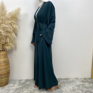 1993 #   Abaya ouverte très tendance pour femmes, taille Dubaï, mode musulmane du Moyen-Orient, robe kimono pour femmes, vêtements en gros, personnalisation - Product Image 4