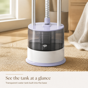 Fer <span class=keywords><strong>à</strong></span> vapeur électrique <span class=keywords><strong>à</strong></span> chauffage rapide 1800W <span class=keywords><strong>à</strong></span> trois niveaux, réservoir d'eau 2,5L, design vertical de haute qualité, réglable pour usage domestique - Product Image 4
