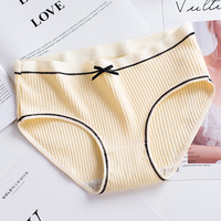 Braguitas de Algodón Cómodas y Económicas para Mujer, Estilo Bikini, Corte Medio, Hipster, Ropa Interior Femenina de Algodón