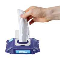 Papier hygiénique humide de soins pour adultes hypoallergénique de marque privée personnalisé 100% tissu de base biodégradable lingette humide jetable