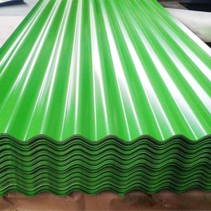 Venta caliente AZ275 Hoja de techo de acero galvanizado corrugado Alto rendimiento PPGL Color Coated Galvalume Sheet BIS Cutting - Product Image 1