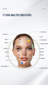 Analizador de Piel Inteligente 3D con IA: Analizador de Piel con Pantalla de Alta Definición, 8 Espectros, 19 Indicadores Precisos de Análisis - Product Image 5