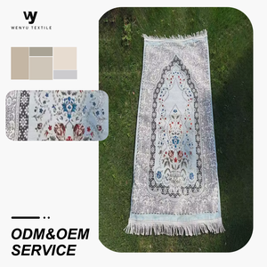 Bán Buôn Tùy Chỉnh Thờ Phượng Chăn Hồi Giáo Du Lịch Cầu Nguyện Mat Hành Hương Thảm Dệt Chăn Xách Tay Ném Cho Hồi Giáo - Product Image 1