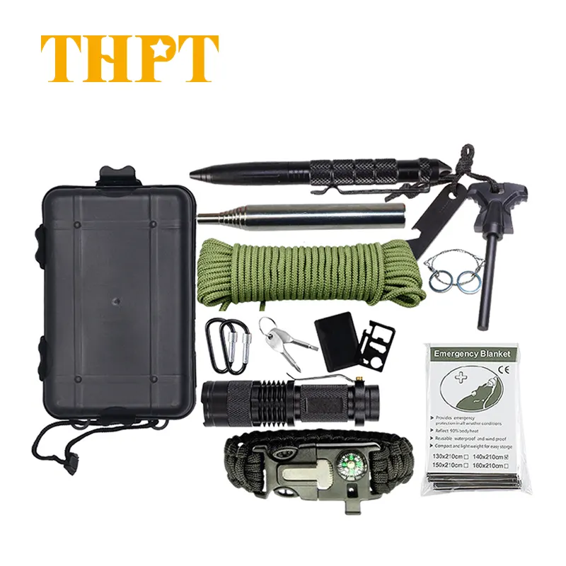 Survival Kit Tools Camping Hiking Bug Out Bag Sos Tactical First Aid Outdoor Emergency Kit Survival Gear Survival Kit Camping To