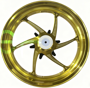 Jantes en aluminium moulé CNC pour Honda Forza350 - Ajustement direct 15/14 pouces, jantes légères à motif personnalisé, résistantes aux climats tropicaux - Product Image 2