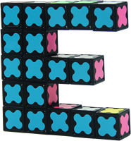 Magnets en plastique populaires, jouet à faire tourner, forme géométrique changeante, cube magique 3D infini avec effet lumineux dans le noir et écologique pour unisexe