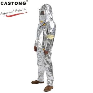 Combinaisons industrielles résistantes à la chaleur pour la fusion des métaux Fibre aramide aluminisée résistante à 500 degrés Celsius combinée à une feuille d'aluminium - Product Image 4