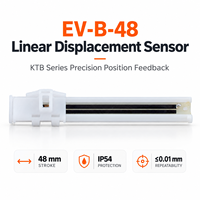Capteur de déplacement linéaire EV-B-48 48 mm ±1% IP54 pour Novotechnik TLH/TL Gefran LT Sakae LP Variohm ELPM Penny+Giles SLS