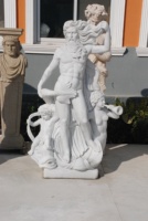 Statues de Poseidon en marbre de grande taille, de haute qualité, sculptées dans de la pierre naturelle, pour l'extérieur, de style grec antique, en vente