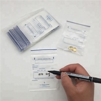 YURUI-bolsas Ziplock pequeñas personalizadas para medicina, sobres dispensadores con cremallera, para farmacia, Hospital