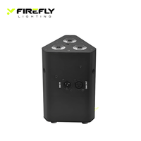 Projecteur LED sans fil DMX 3x18W RGBWA+UV 6-en-1 sur batterie, mini projecteur de scène, télécommande IR 2.4G pour DJ, bar, mariage, fête