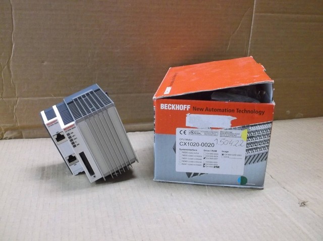 CX1020-0020 NEW In Box PLC Slice I/O CPU With 2 Ethernet Ports