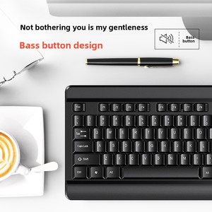 INPHIC V580 Wired Keyboard <b>Mouse</b> Set Silent Waterproof Matte Backlit Customization Supported for Office Home Laptop Desktop <b>USB</b> - Product Image 4