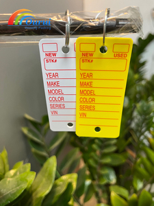 Tùy chỉnh in PVC thẻ chìa khóa xe móc chìa khóa nhựa với bù đắp & lụa Màn hình in ấn cho hàng may mặc giày quần áo hangtags - Product Image 3