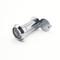 Loupe de prévention des incendies judas de visionneuse de porte en alliage de zinc avec couvercle
