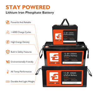 102ah Lithium 200A 100A BMS pin năng lượng mặt trời LiFePO4 pin 12V 24V 48V pin lithium Solaire LiFePO4 lithium 12V 200AH - Product Image 2