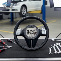 Volant en cuir noir pour Mercedes-Benz Classe C W205, Classe E W213, Classe S W222, Classe A W177, Classe B W247