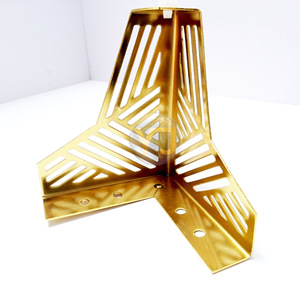 <b>Gold</b> Metal Furniture Legs 130MM Heavy Duty Industrial Design <b>Sofa</b> Support Legs Modern Minimalist Luxury Style - Product Image 3