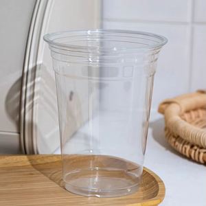 Transparent PET Disposable <b>Cup</b> 90mm Thickened for Cold Beverages (<b>Coffee</b> Milk Tea Juice)-Commercial Use - Product Image 5