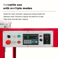 Machine d'emballage automatique à plateau tournant électrique pour film étirable, facile à utiliser pour les cartons de produits alimentaires, de boissons, chimiques et de vêtements