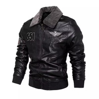 Veste de Moto en Fausse Fourrure à Fermeture Éclair pour Homme, Manteau d'Automne en Polaire pour Pilote Vintage, Noir, Marron, Hiver
