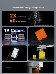 NUEVO <span class=keywords><strong>Anycubic</strong></span> <span class=keywords><strong>Kobra</strong></span> X ACE GEN <span class=keywords><strong>2</strong></span> 2026, Tamaño de Impresión 260*260*260mm, Nivelación Automática, 4 Colores Nativos, Expandible a 19 - Product Image 6