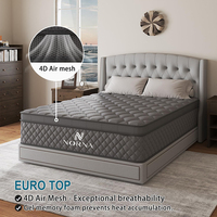 Luxushotel Spring Bed Matratze King Size Bester Preis Euro Top Latex Matratze Roll Up Box Memory Foam Matratze