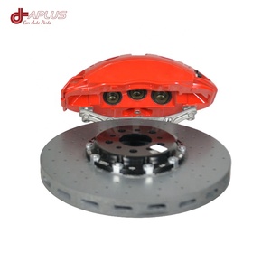 Kit de frenos de alto rendimiento delantero y trasero de 6 pistones con rotor de disco de freno de cerámica de carbono de una sola pistón para AMG C63 Mercedes W205 - Product Image 1