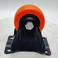 Roulettes VIMA à prix de gros, 2,5 pouces, à plaque fixe, en PVC/PP, pour mobilier et chaise de bureau, usage léger, capacité de charge 70 kg, EN12532