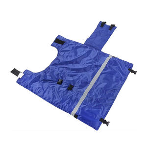 <span class=keywords><strong>Gilet</strong></span> en coton en tissu Oxford imperméable bleu pour animaux de veau de vache couverture de veste de ceinture réfléchissante pour le bétail - Product Image 2