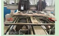 Machine à coudre industrielle R-TUP R-1325S : Machine de fraisage CNC à 4 postes parallèles haute efficacité