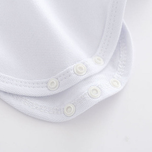 Body <span class=keywords><strong>per</strong></span> Neonato Maschio, Stile <span class=keywords><strong>Polo</strong></span> Estivo a Maniche Corte, Leggero, Tinta Unita, Personalizzabile - Product Image 6