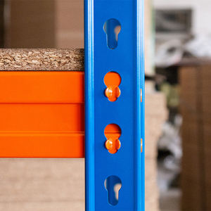 Estanterías Resistentes para Garaje - 1800 mm de Alto x 1800 mm de Ancho x 600 mm de Profundidad, Estantería de Acero de 4 Niveles para Garajes, Talleres y Almacenes - Product Image 6