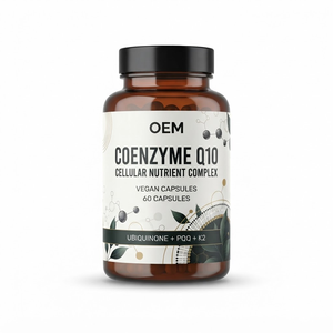 Cápsulas de Coenzima Q10 PQQ K2 OEM ODM, 60 Unidades, Proveedor de Marca Privada al por Mayor - Product Image 1