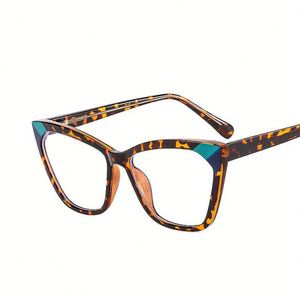 Lunettes optiques tendance pour femmes 2023, montures de lunettes de soleil anti-lumière bleue TR90, style œil de chat pour femmes - Product Image 4