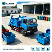 Promotion Dongfeng 153 Camion benne basculante, Camion compacteur de déchets, Camion à ordures, Prix des camions compacteurs de déchets