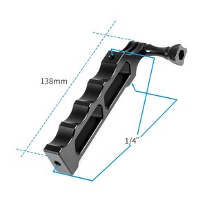 Poignée de prise de vue multifonction en alliage d'aluminium pour <span class=keywords><strong>GoPro</strong></span> Hero 13 Insta360 Ace Pro 3 2 DJI Osmo 360 Go3 Ultra Go3S - Product Image 2