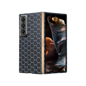 Custodia per telefono di lusso a copertura totale ultrasottile adatta per il W25 Ultra con anello di protezione fotocamera in fibra di carbonio aramidica - Product Image 2