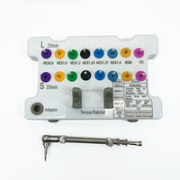 15-70N.cm fournitures dentaires montage d'implant dentaire chirurgical tournevis clé dynamométrique universelle Kit prothétique